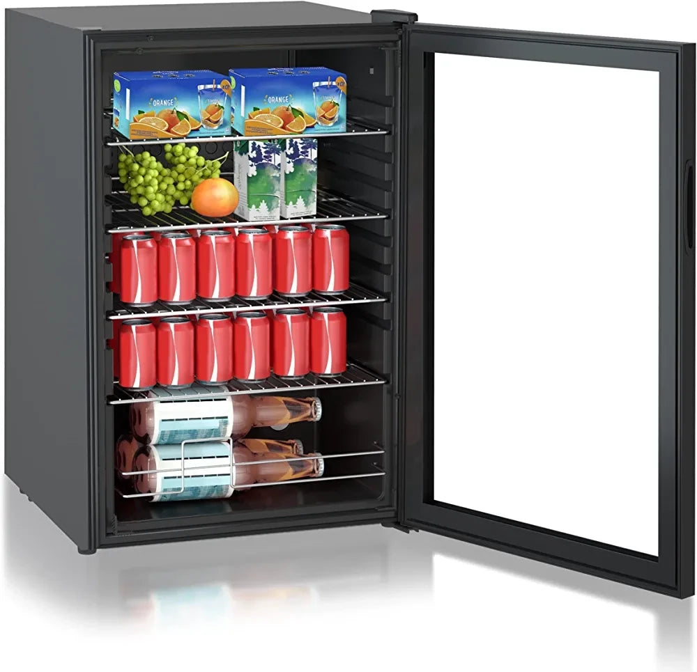 Mini bar fridge 115 L Heinrichs with glass door